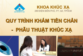 QUY TRÌNH KHÁM MỚI – TIỀN CHẨN LASIK