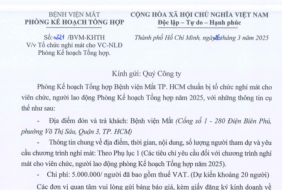 THÔNG BÁO TỔ CHỨC NGHỈ MÁT CHO NHÂN VIÊN PHÒNG KẾ HOẠCH TỔNG HỢP NĂM 2025